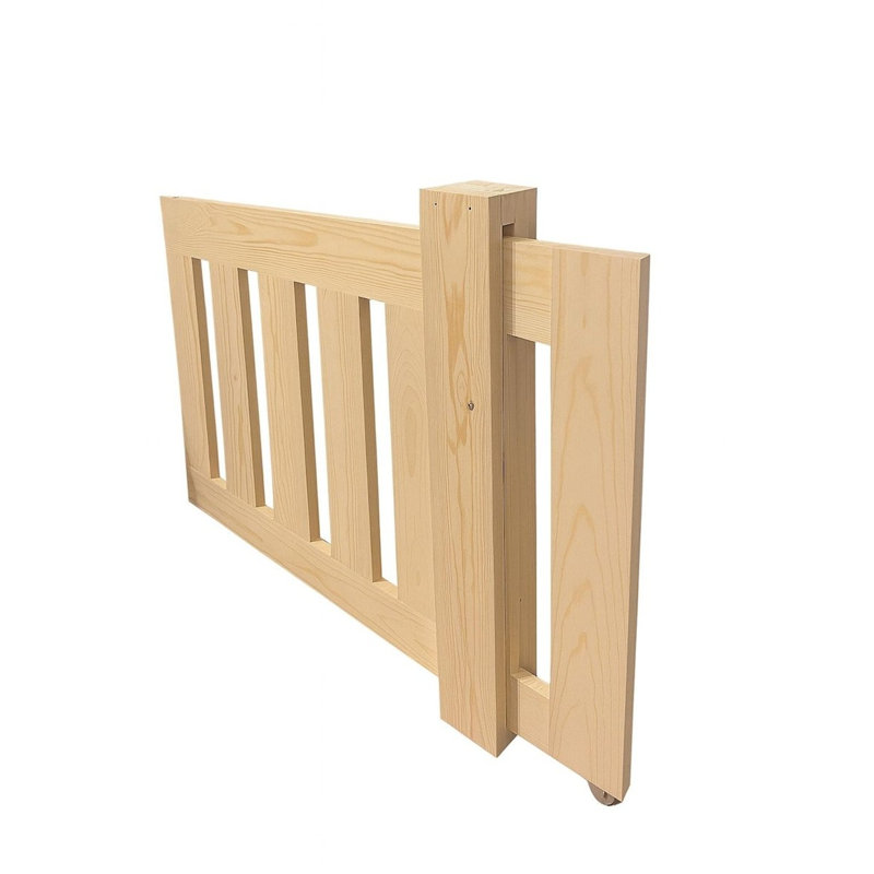 Barrière de sécurité en bois - Barrière intérieure moderne peu encombrante