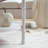 Vintage Brown Round Farmhouse Coffee Table, 2-Tier Storage-572233947-603608885