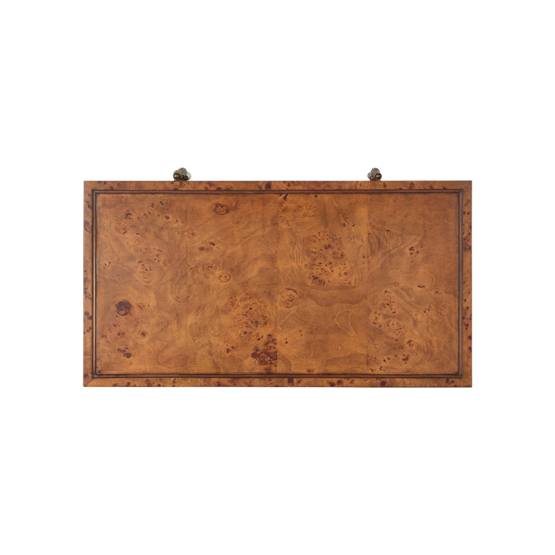 Evie Solid Wood Accent Chest, Mappa Burl