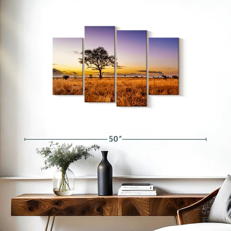 Alvord Kruger Park, lever de soleil, horizon, H 22 po x l 36 po