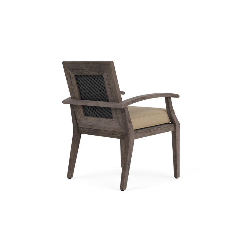 Frontier Outdoor Dining Armchair, Fife Sahara, Charcoal