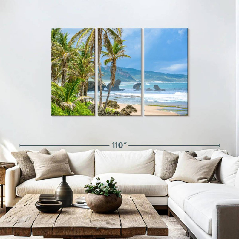 Gillard Bathsheba Beach Coast, 48" H x 74" W