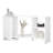 Kulju FMD Modular Corner Storage Unit with Open Shelf 