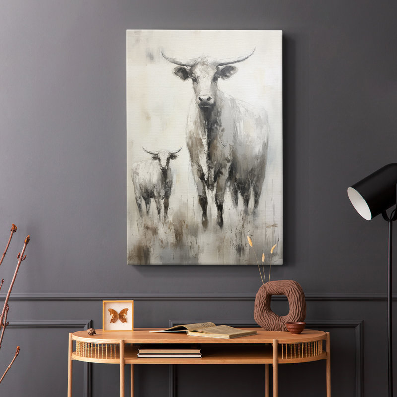 ANIMALS Series CCLxxviii - Toile tendue avec châssis de qualité supérieure - Prêt à être accroché, H 18 po x l 12 po