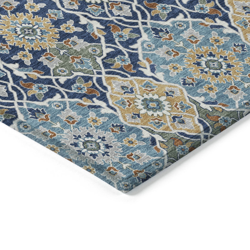 Machine Washable Indoor/Outdoor Eden ACN2199 Panel Rug, Rectangle 8' x 10'