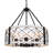 20.28 In. 5-Light Drum Farmhouse Dining Room Chandelier-546841718