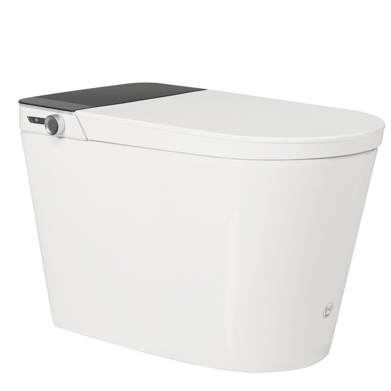 Smart Bidet Toilet, Auto - Open Lid And Flush, Wider Bidet, Warm Water Wash Air Drying, Foot Sensor Activation, Radar Sensing Distance, Washing Modes, Adjustable Temperature, , Dryer Side Memory