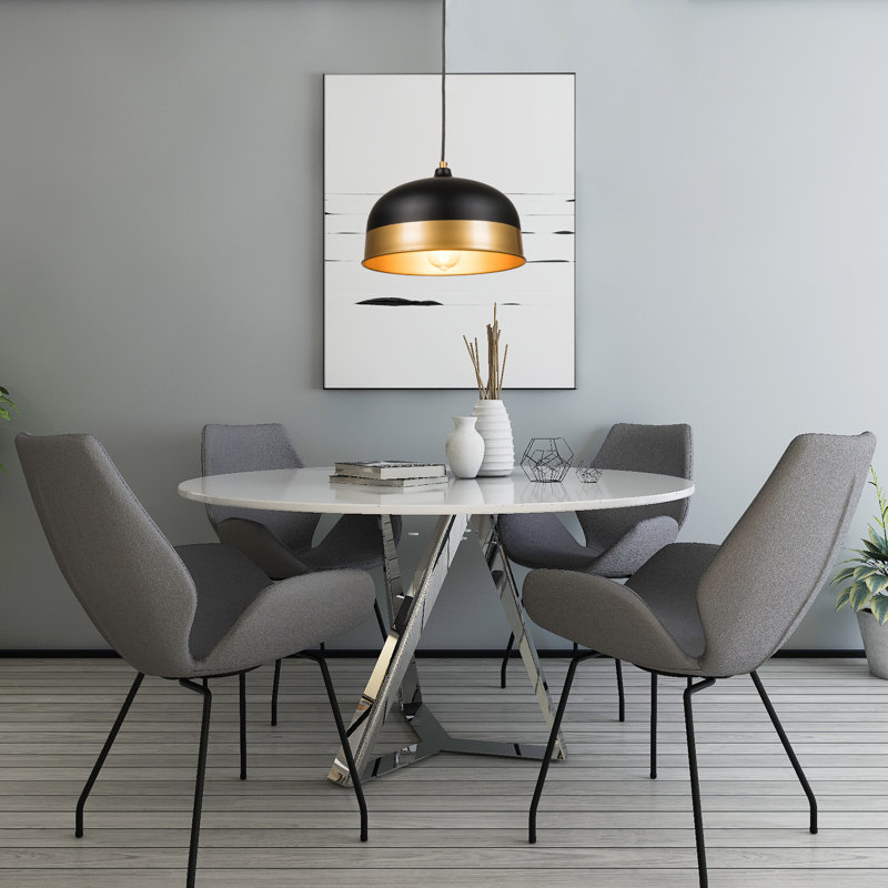 1 - Light Matte Black Single Pendant