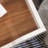 Side Table, Brown Finish