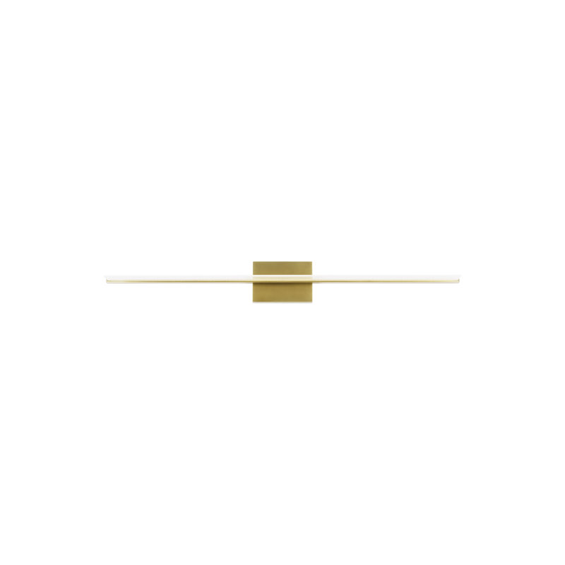 Span 1 - Light LED Bath Bar, Plated Brass, 3000