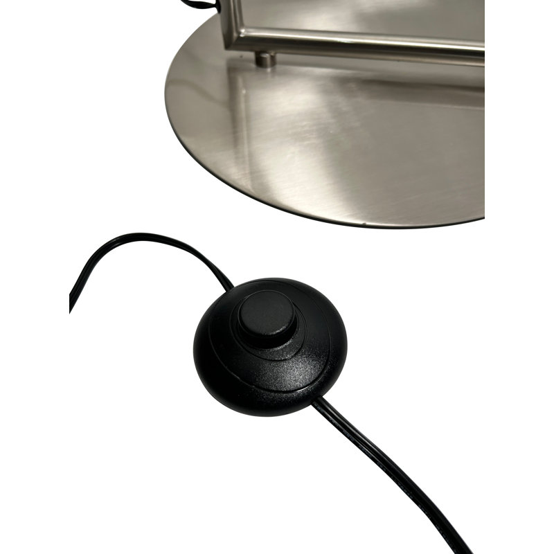Carlyle 62'' Novelty Floor Lamp, Nickel