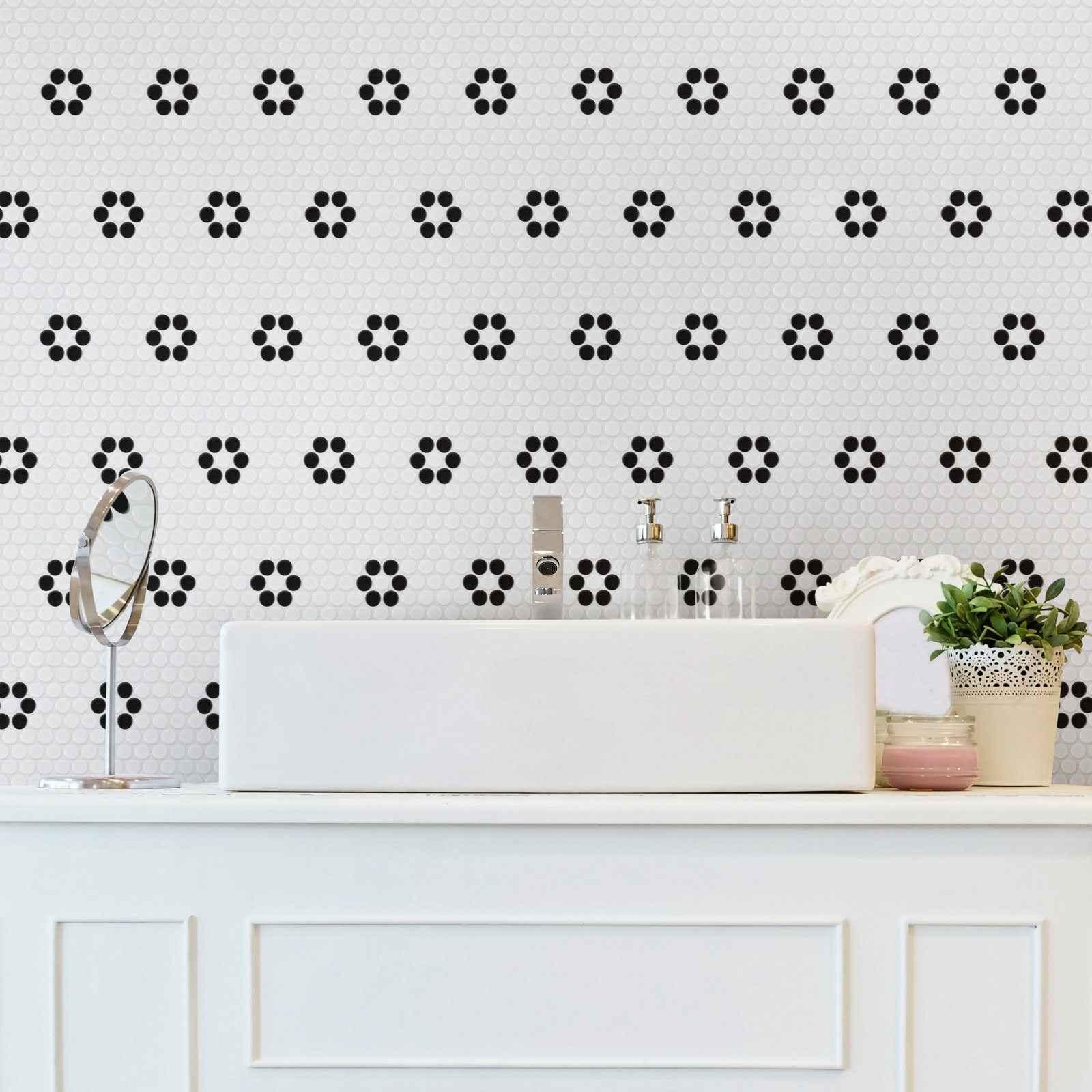 Metro Penny Porcelain Mosaic Tile