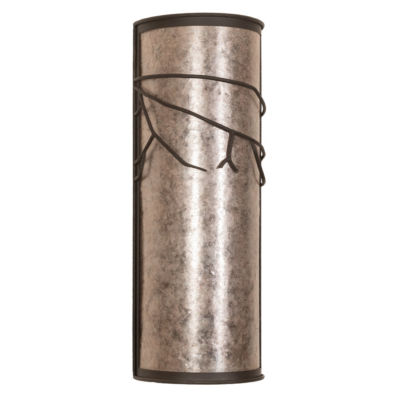 6" Wide Branches Left Wall Sconce, Oil Rubbed Bronze, 32" H x 12" W x 6" D
