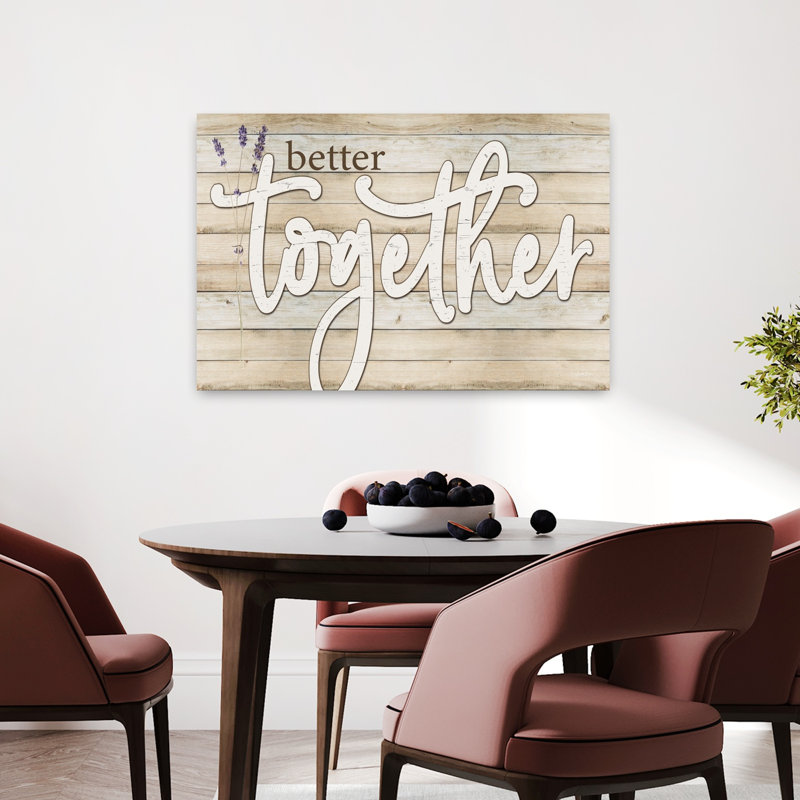 «Better Together», art contemporain abstrait, H 24 po x l 36 po