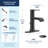 Matte black one-handle high arc bathroom faucet-113769173