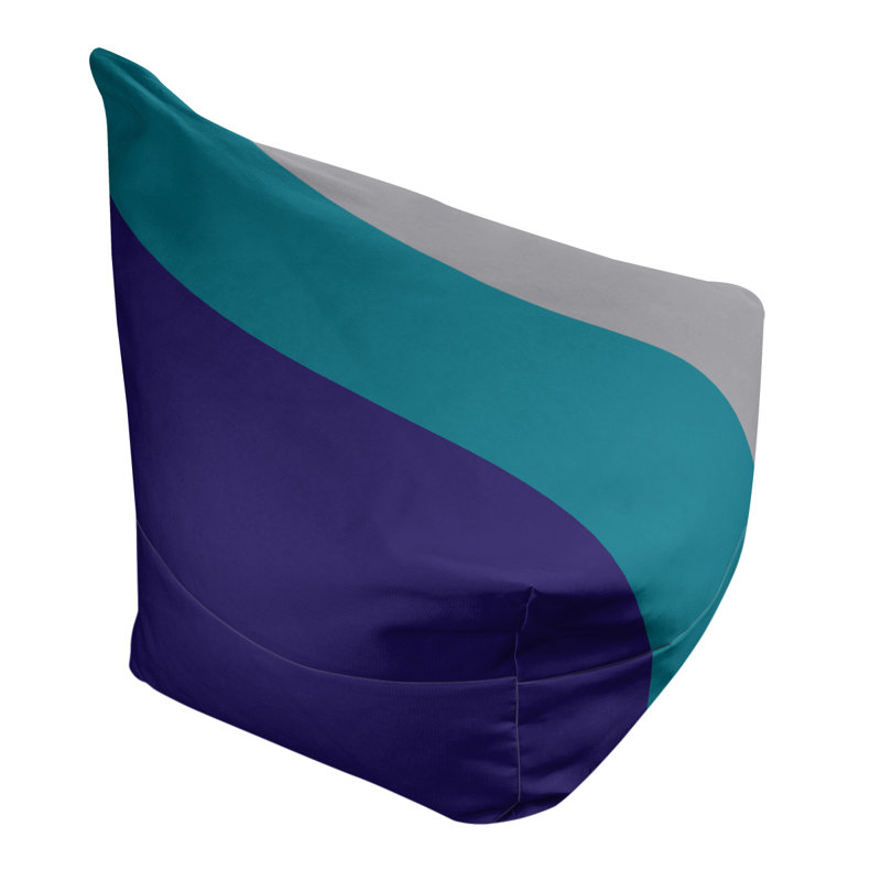 Fauteuil à billes Washington, Mauve foncé / bleu sarcelle / gris, 31 po x 38 po x 42 po