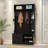 4-in-1 Hall Tree with 6 Hooks, Storage Compartment, and Shoe Bench