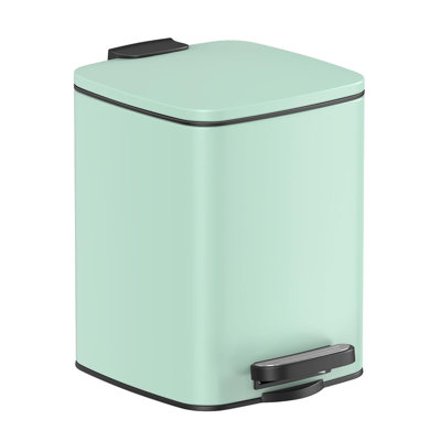 Steel Kitchen Rubbish Bin - 6 L