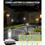 Éclairage solaire de sentier solaire extérieur, lumières de jardin imperméables IP65, lumières solaires extérieures auto marche / arrêt pour allée de patio, allée, paysage, blanc froid