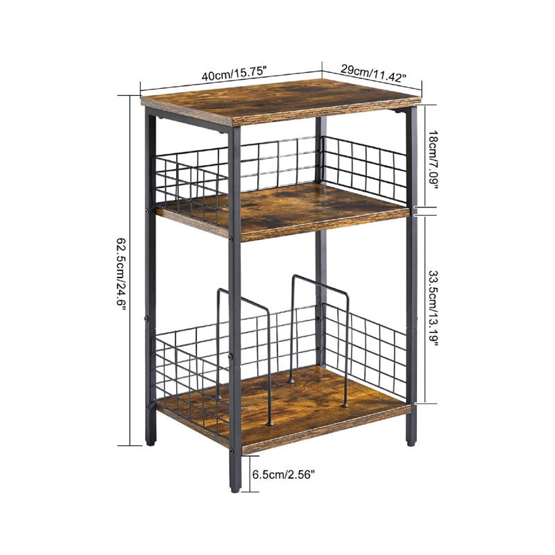 62.5 cm H Media Shelves
