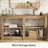 59" Console Table with Storage Shelves-1892560290