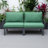 Patio Aluminum Arm Chairs With Cushions Set Of 2 Gyanni Collection-1176273583