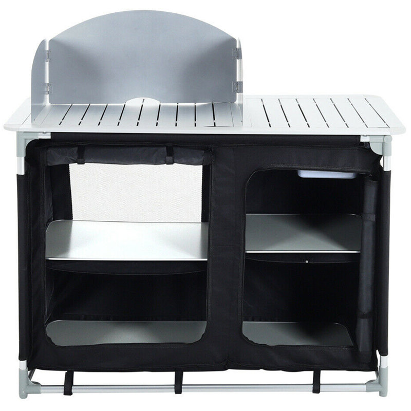 Pare-brise détachable en aluminium pour camping