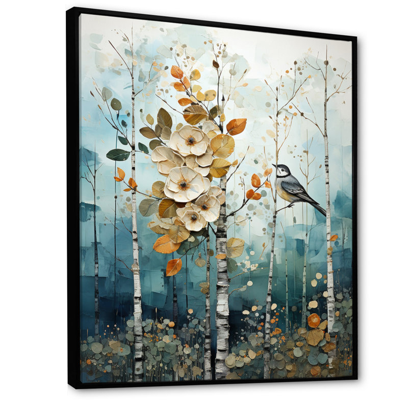 Viviyana Enchanted Forest II - impression, H 20 po x l 12 po x P 1 po, Cadre flottant noir