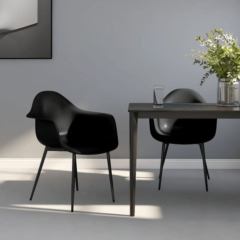 Avarielle Counter Stool with Metal Frame, Black
