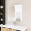 Armoire à pharmacie murale 29 po x 28 po avec miroir-1071026183