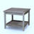 Longs Peak Eucalyptus 2-Shelf Side Table