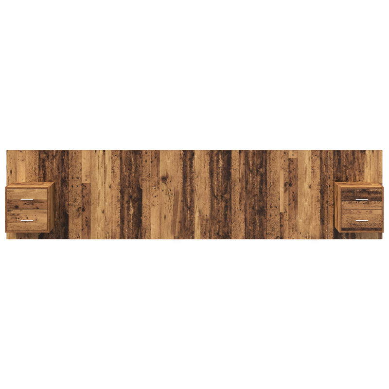 UK Emperor Headboard, 320 x 200cm, Old Wood