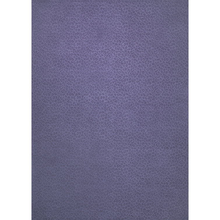 Leopardess Lavender Hand-Tufted Responsible Wool Rug