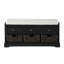 Banc de rangement en bois avec 3 tiroirs et 3 paniers Homes Collection-387035751