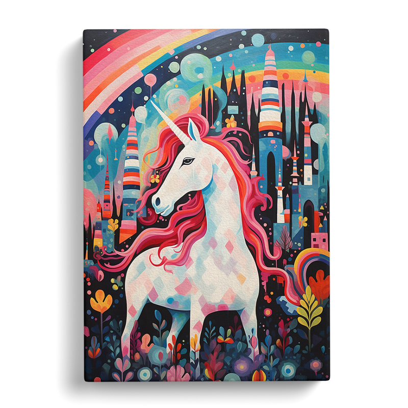 Unicorn Constructivism - Print, 76cm H x 50cm W x 3cm D