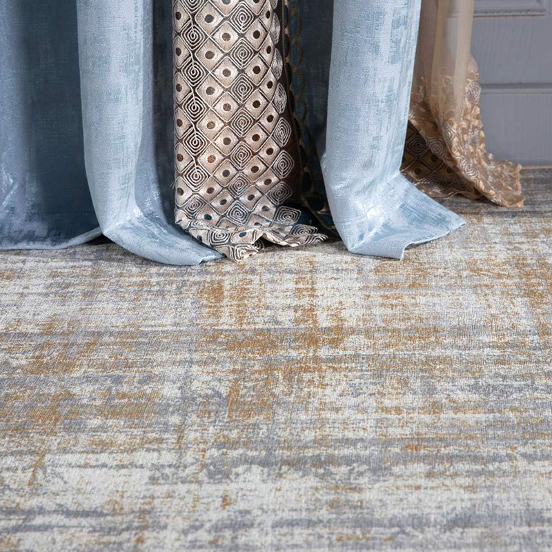 Taupe Foldable Thin Washable Rug Runner Rug Boho Area Rug, Runner 60 x 90 cm