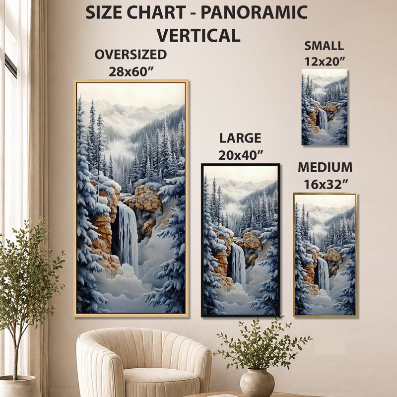«Blue White Cabrillo I», reproduction d'art sur toile encadrée, art mural nordique, H 60 po x l 28 po, Cadre flottant noir