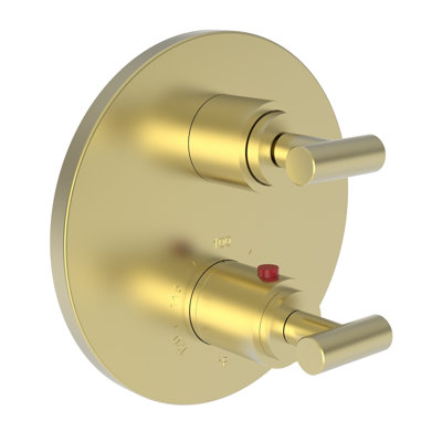 Pavani 1/2" Round Thermostatic Trim Plate With Handle