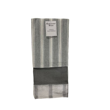 Buy Cuisinart  Pk of 2 Antimicrobial Fouta Tea Towel - Grey