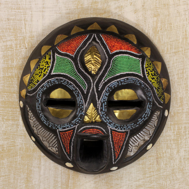 Dougie Handmade Traditional Abstract Wall Decor on Wood