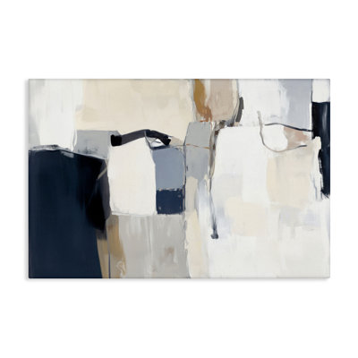 Neutral Tapestry Abstraction Canvas, design by Irena Orlov