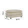 Hibbell Comfort U Shaped Couch With Reversible Chaise, Modular Large U-Shape Sectional Sofa, Double Extra Ottomans