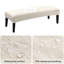 Housses de banc pour salle à manger, banc en jacquard extensible ...