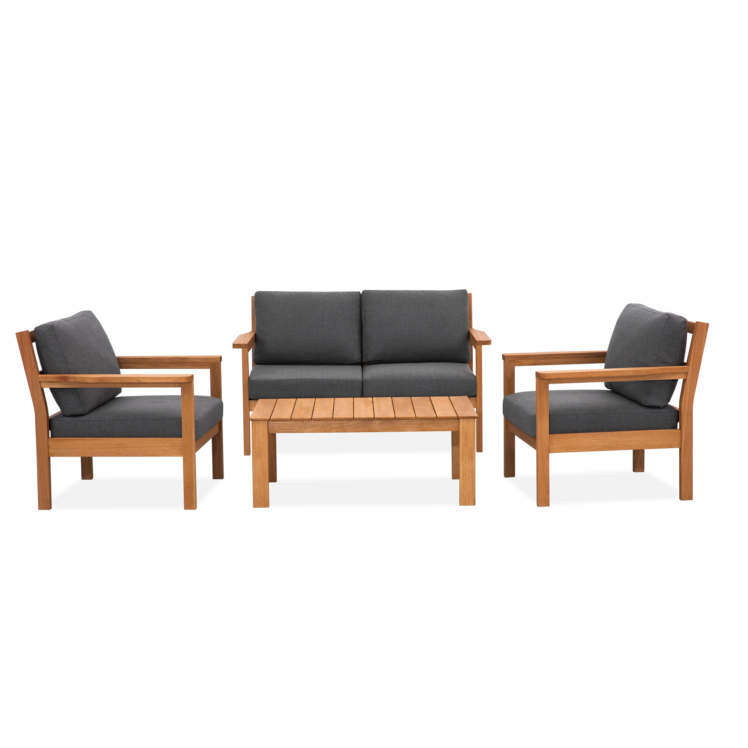 AllModern Lanie Eucalyptus Outdoor Sofa Set & Reviews | AllModern