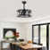 20''Industrial 5-Blade  Ceiling Fan With Remote Control