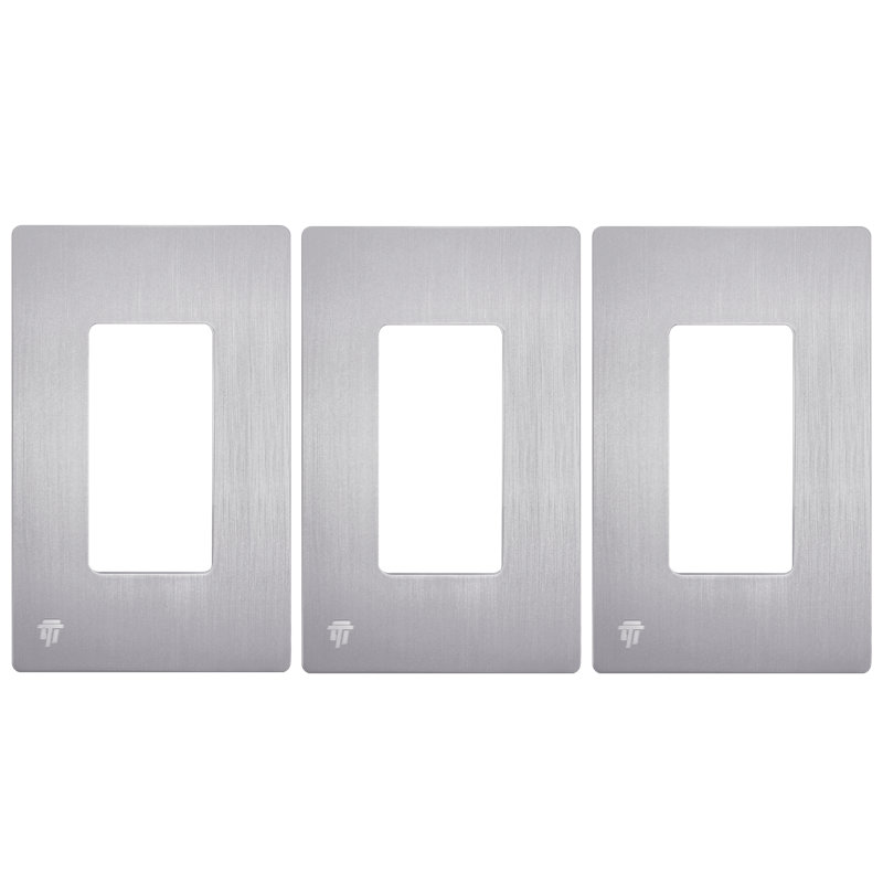 Plaque murale décorative sans vis Enferites, Argent