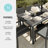 Martha Stewart Bedford 71" Outdoor Rattan Wicker Patio Table with Engineered Wood Top-109713862