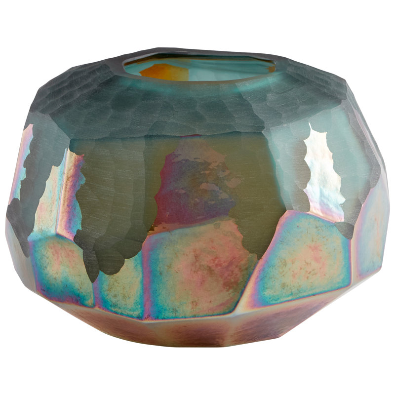 Roca Verde Glass Table Vase