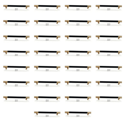 Paquet de 40 poignées d'armoire rondes en acier inoxydable noir mat moderne, poignées de bar, poignées de tiroir et poignées de modèle CPMBXMO0006 Distance entre les trous: 3 3/4 po