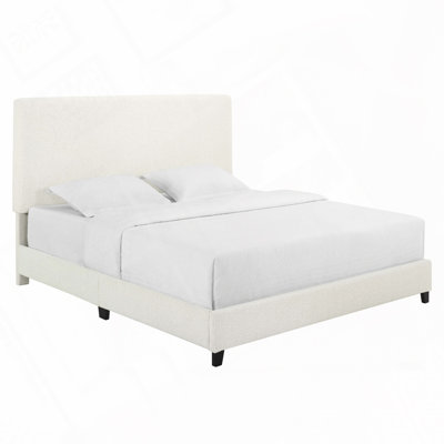 Ashiqu Squares Upholstered Platform Bed